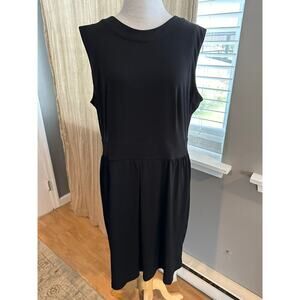 EUC | Talbots Black Midi Dress